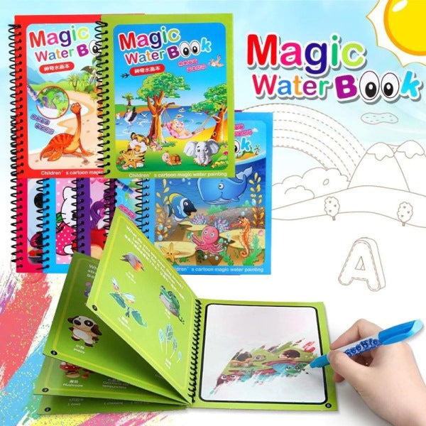 Kids Mess-Free Water Coloring Book | WONDERINK