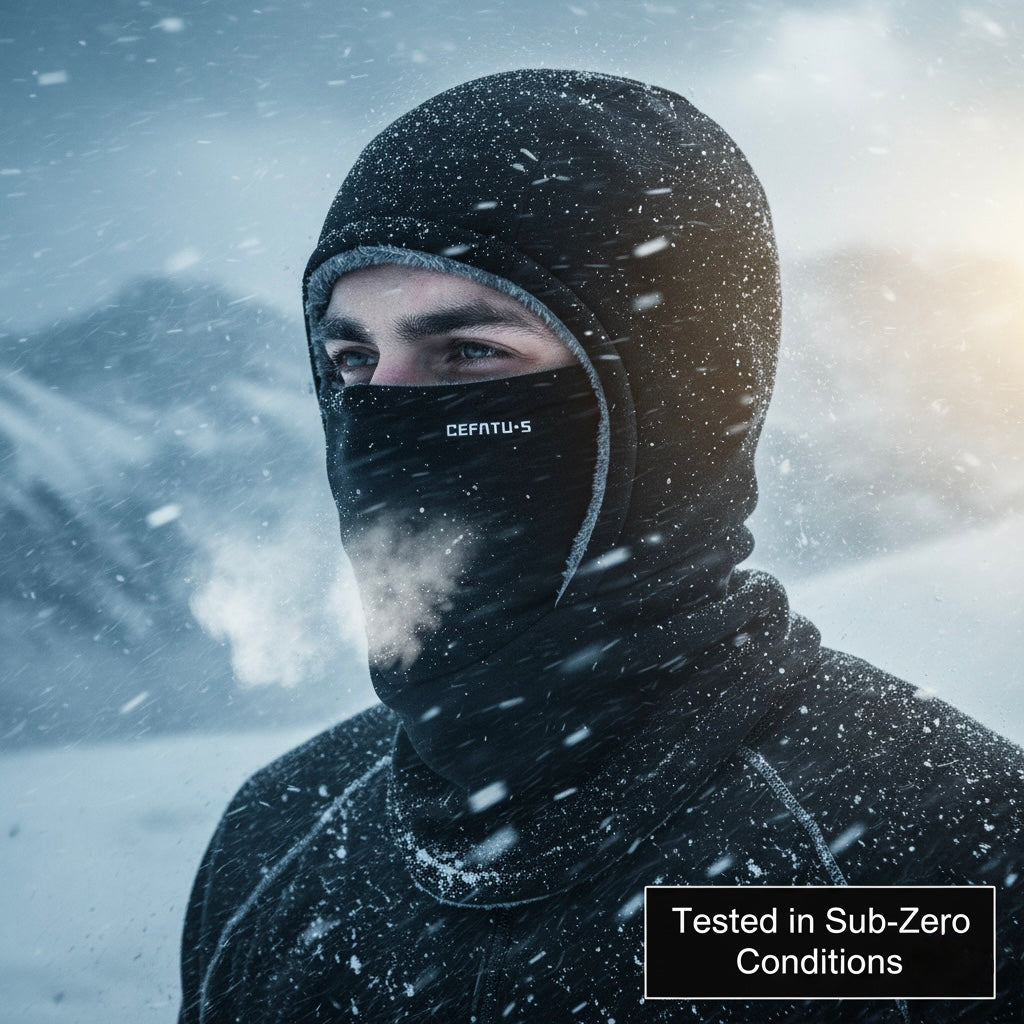 Windproof 3-in-1 Winter Balaclava – Warm Hood, Face Mask & Neck Warmer