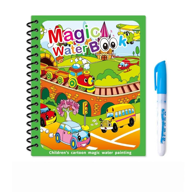 Kids Mess-Free Water Coloring Book | WONDERINK