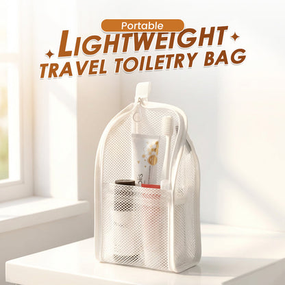 Portable Mesh Toiletry Bag – Lightweight, Breathable & Quick-Dry