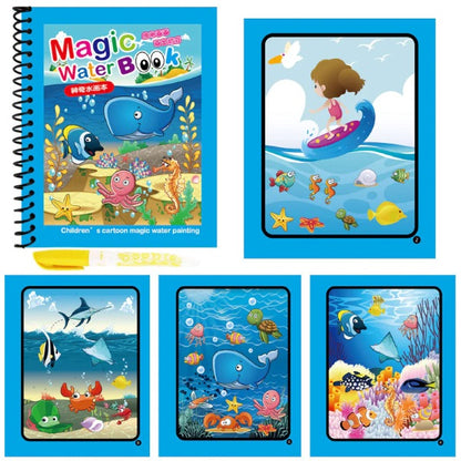 Kids Mess-Free Water Coloring Book | WONDERINK