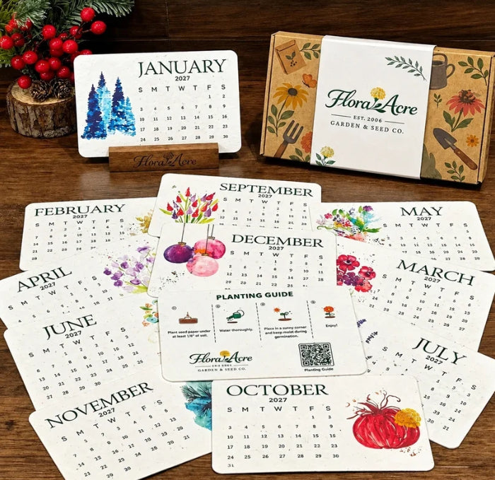 ✨Early Holiday Sale 70% OFF🌱Eco-Friendly Plantable “Timeless” Seed Calendar 2027