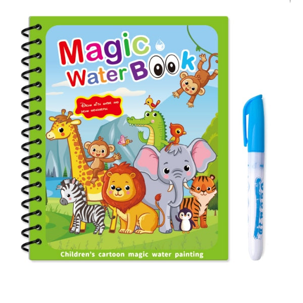 Kids Mess-Free Water Coloring Book | WONDERINK