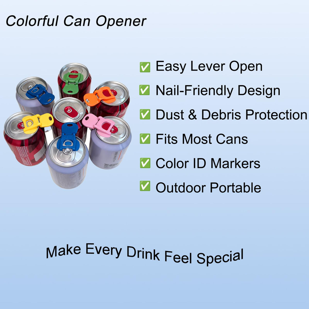 Portable Can Barricade: Bug Protection & Fingernail Saver