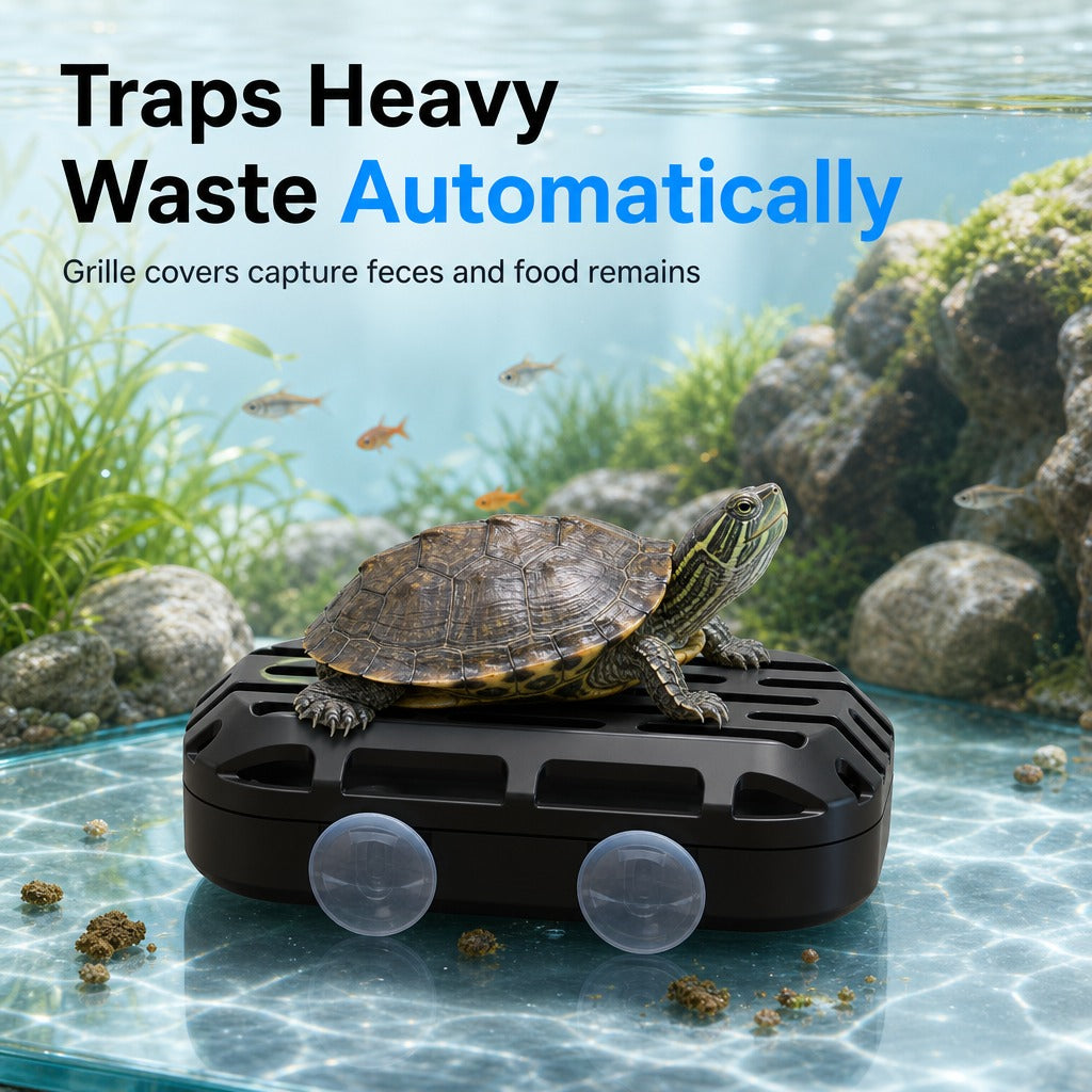 🐢2-in-1 Turtle Waste Collector & Aquarium Cleaner – Keep Your Tank Clean Effortlessly