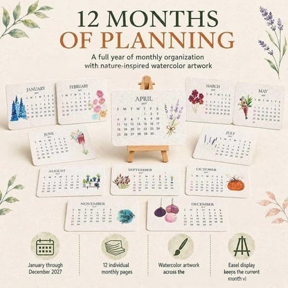 ✨Early Holiday Sale 70% OFF🌱Eco-Friendly Plantable “Timeless” Seed Calendar 2027