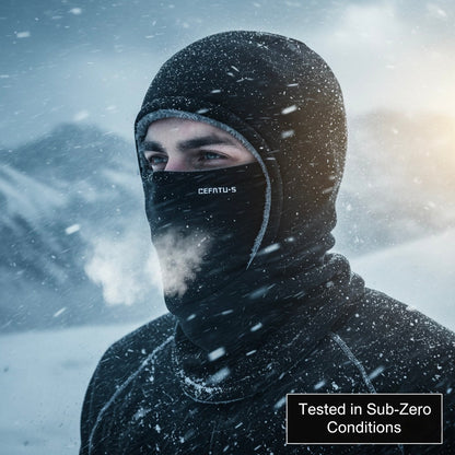 Windproof 3-in-1 Winter Balaclava – Warm Hood, Face Mask & Neck Warmer