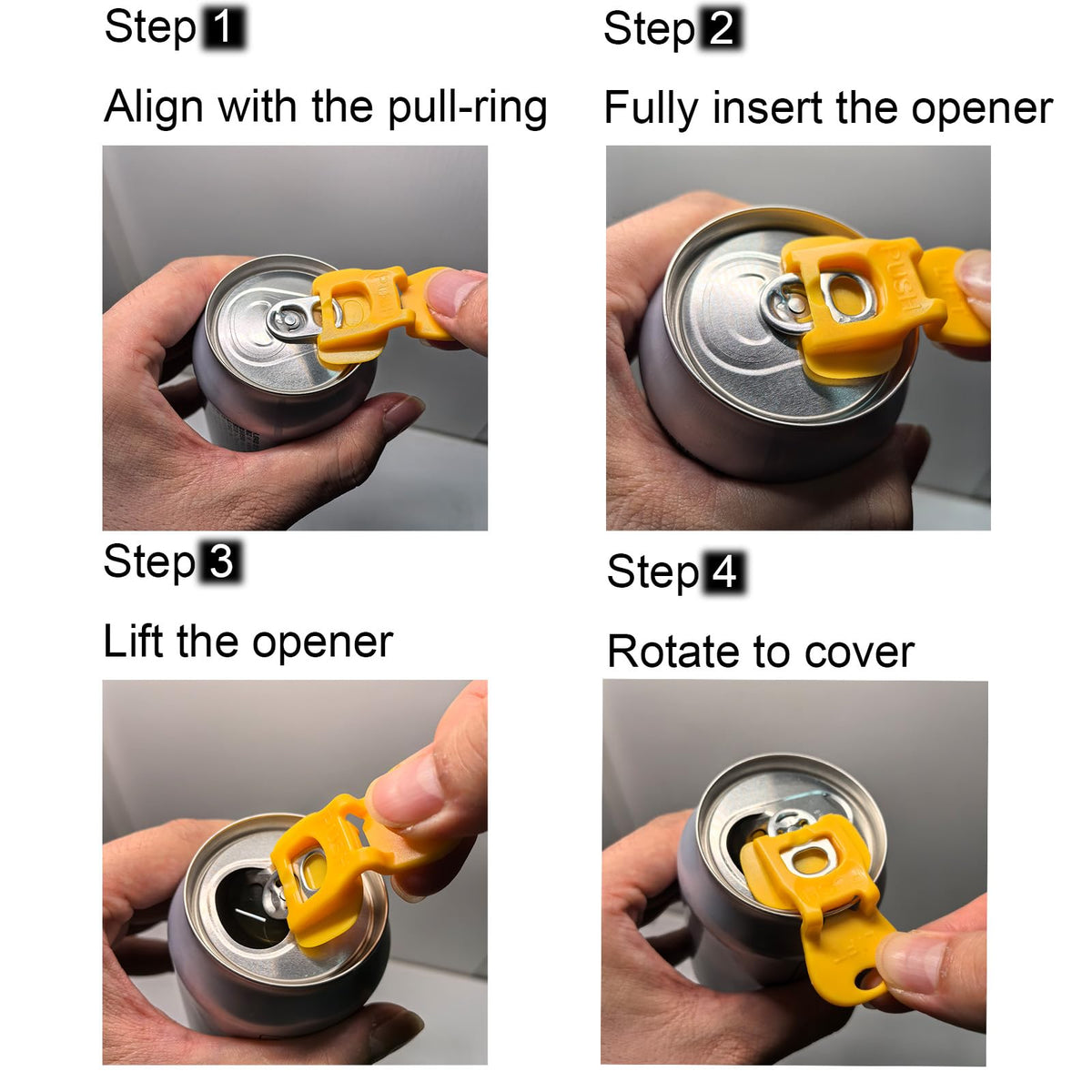 Portable Can Barricade: Bug Protection & Fingernail Saver