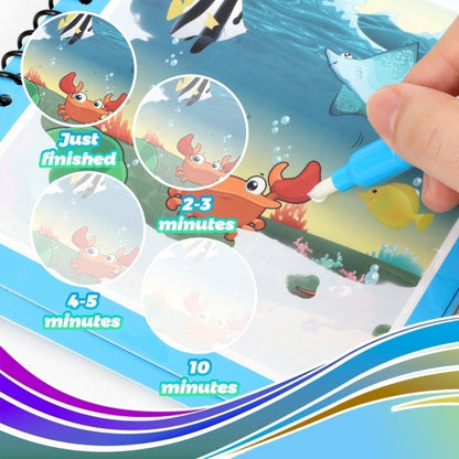 Kids Mess-Free Water Coloring Book | WONDERINK