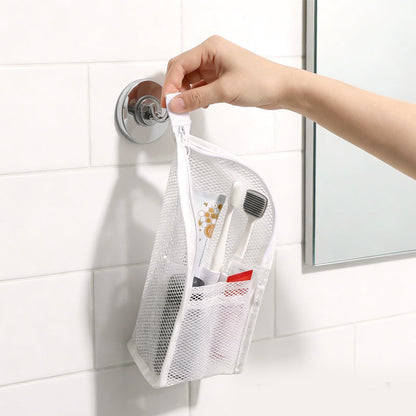 Portable Mesh Toiletry Bag – Lightweight, Breathable & Quick-Dry