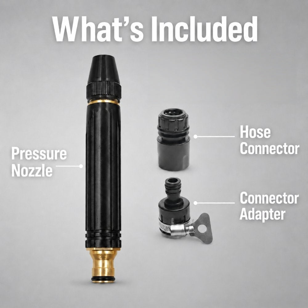 Powerful High-Pressure Nozzle for Effortless Cleaning