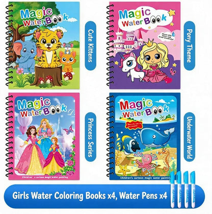 Kids Mess-Free Water Coloring Book | WONDERINK