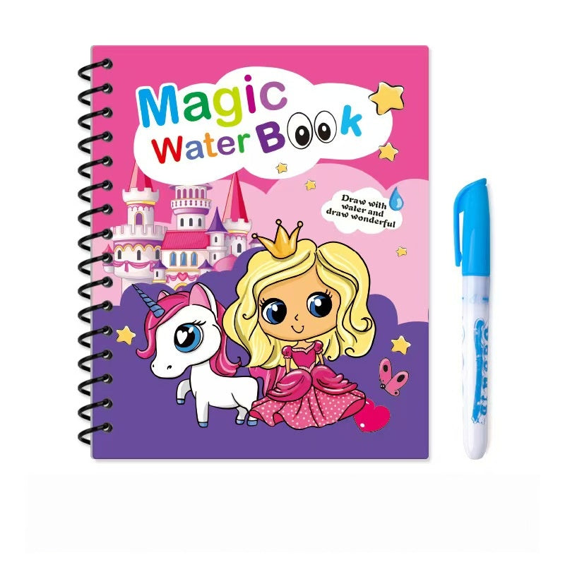 Kids Mess-Free Water Coloring Book | WONDERINK