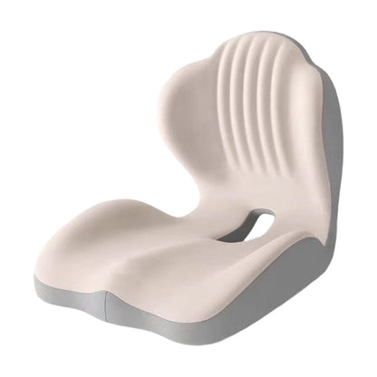 Ergonomic Memory Foam Seat Cushion with Back Support – Stay Comfortable All Day, Perfect for Office, Car & Home