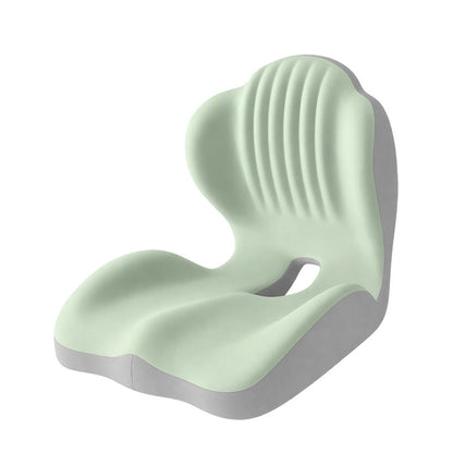 Ergonomic Memory Foam Seat Cushion with Back Support – Stay Comfortable All Day, Perfect for Office, Car & Home