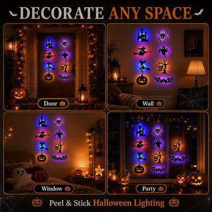 🔥 Last Chance! 60% OFF Halloween LED Wall Stickers 🎃 Create Spooky Vibes Instantly