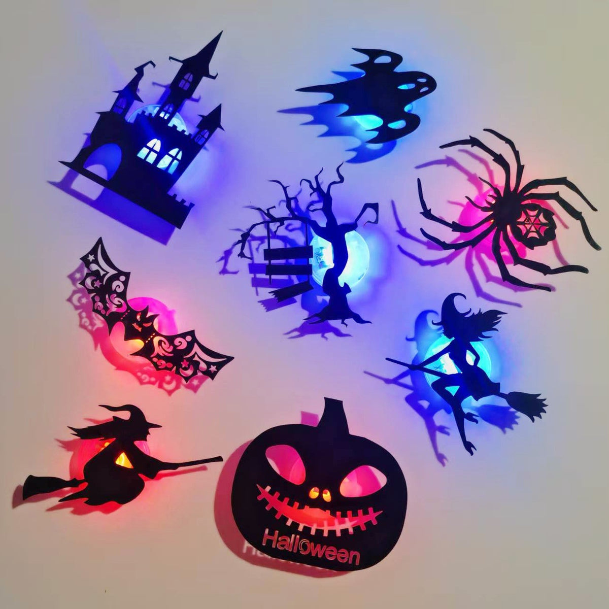 🔥 Last Chance! 60% OFF Halloween LED Wall Stickers 🎃 Create Spooky Vibes Instantly