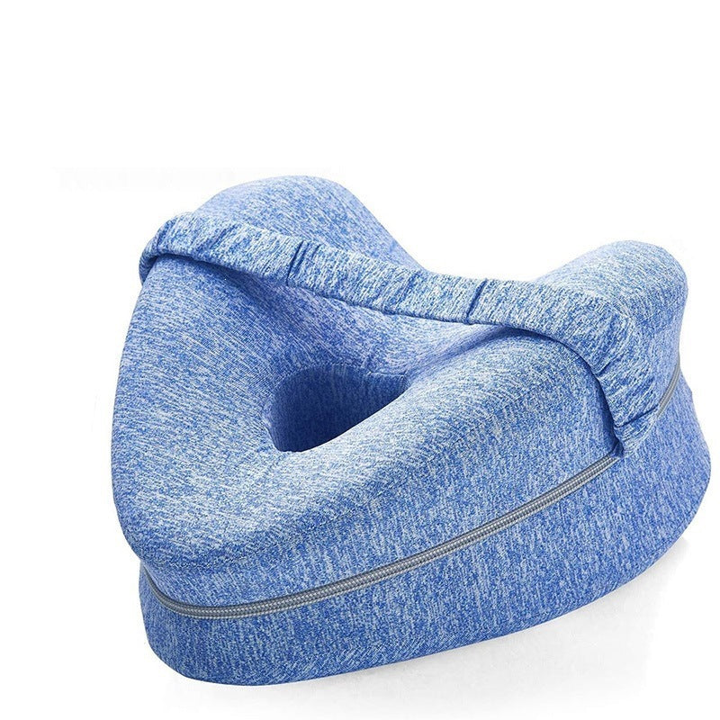 Memory Foam Knee Pillow for Side Sleepers – Ergonomic Leg Pillow with Adjustable Strap for Hip, Knee & Back Support