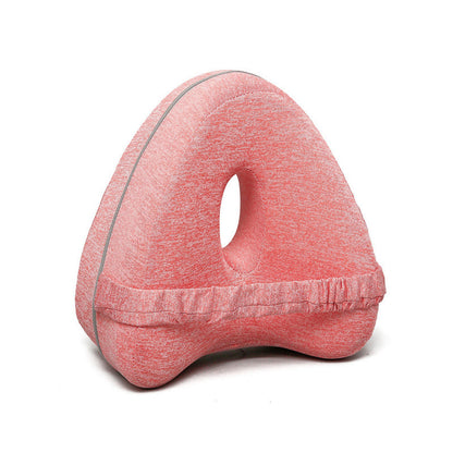 Memory Foam Knee Pillow for Side Sleepers – Ergonomic Leg Pillow with Adjustable Strap for Hip, Knee & Back Support