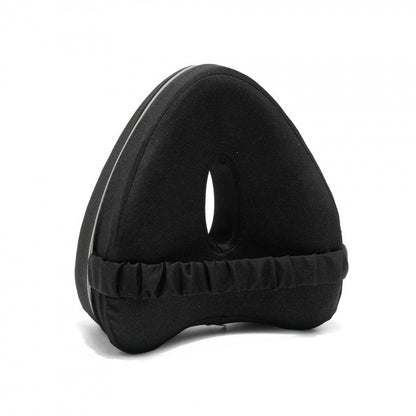 Memory Foam Knee Pillow for Side Sleepers – Ergonomic Leg Pillow with Adjustable Strap for Hip, Knee & Back Support