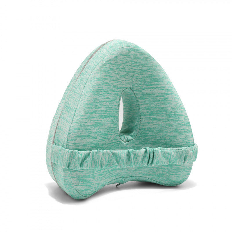 Memory Foam Knee Pillow for Side Sleepers – Ergonomic Leg Pillow with Adjustable Strap for Hip, Knee & Back Support