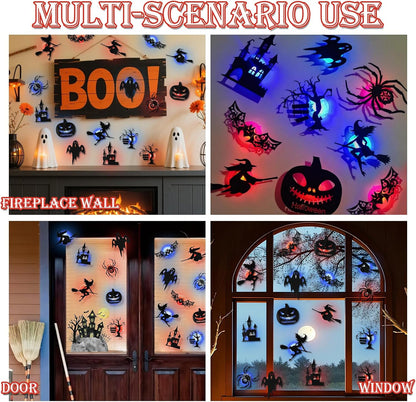 🔥 Last Chance! 60% OFF Halloween LED Wall Stickers 🎃 Create Spooky Vibes Instantly